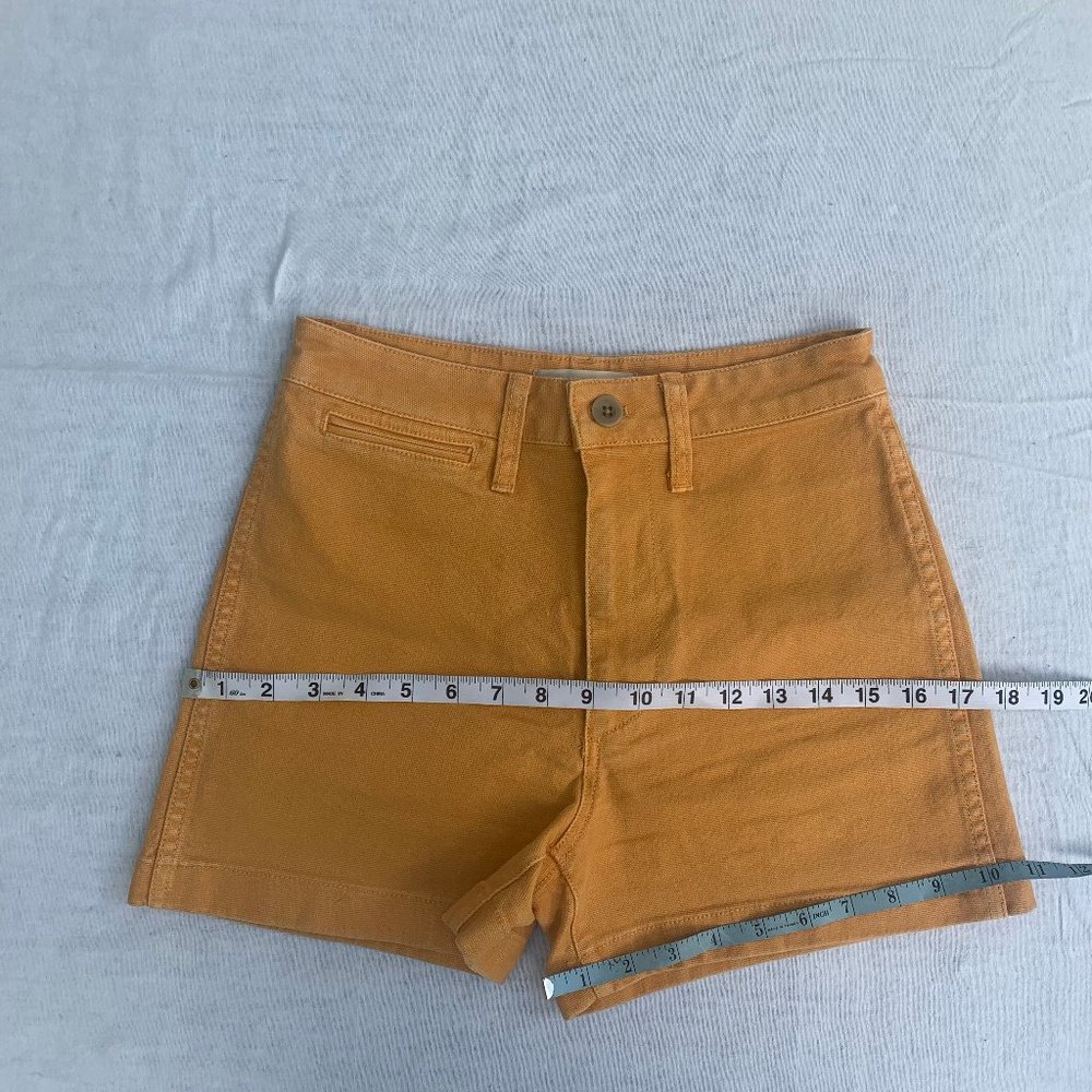 Madewell Yellow Size 0 canvas shorts